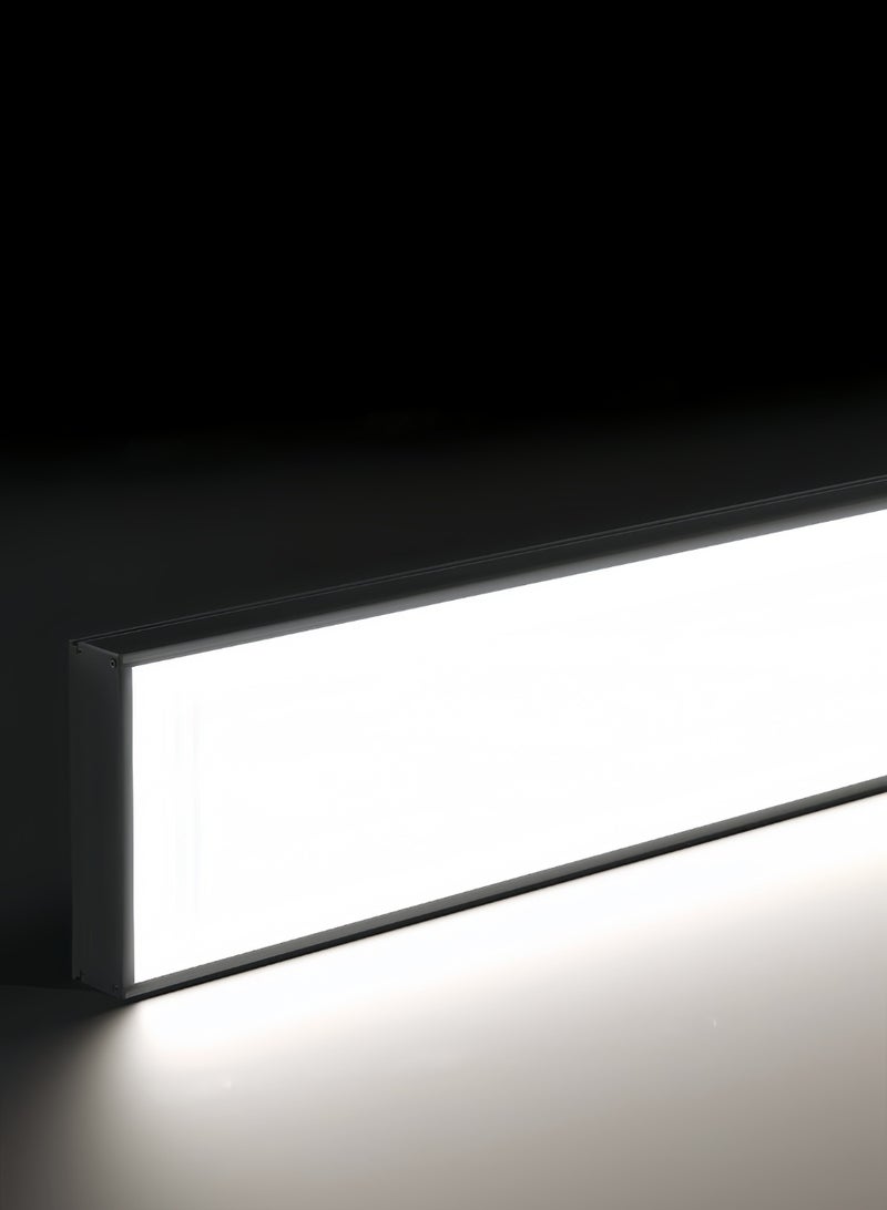 Auraluxi Linear LED Pendant Light – 117cm, 40W Modern Hanging Lamp with Adjustable Cord for Office, Kitchen or Living Room - Image 5